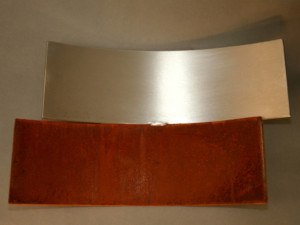 Design Schale Cortenstahl