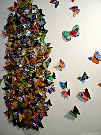 Schmetterlinge – Upcycling Art